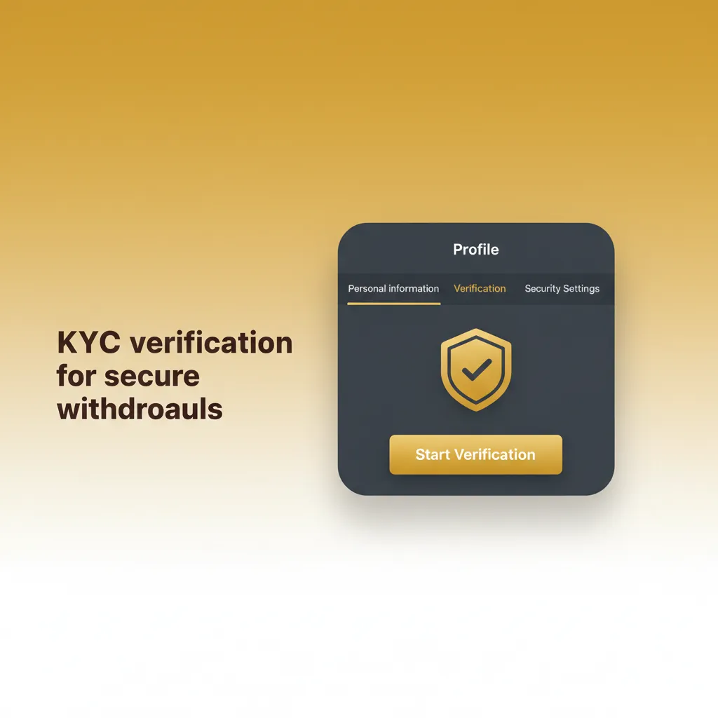 KYC verification: confirm contacts, upload ID, submit address proof, verify payment method, review for secure withdrawals.