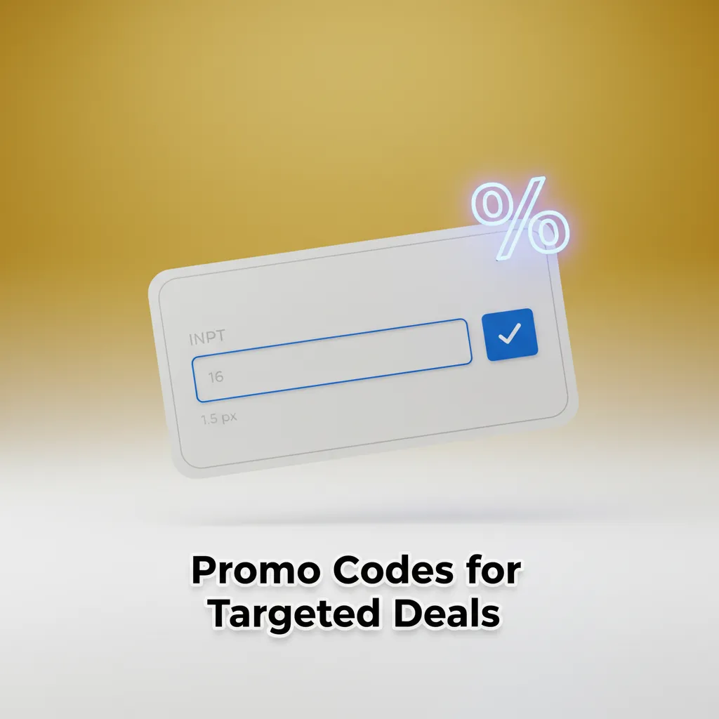 Screenshot of Cashier Promo Code field with examples MCWNEW, MCWSPORT, MCWAPP; codes case-sensitive, time-limited.